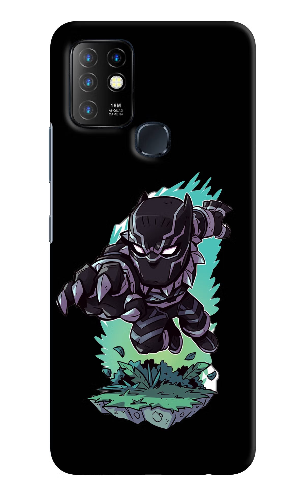 Black Panther Infinix Hot 10 Hard Case Back Cover by Casekaro