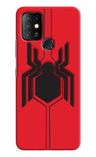 Spider Infinix Hot 10 Hard Case Back Cover by Casekaro