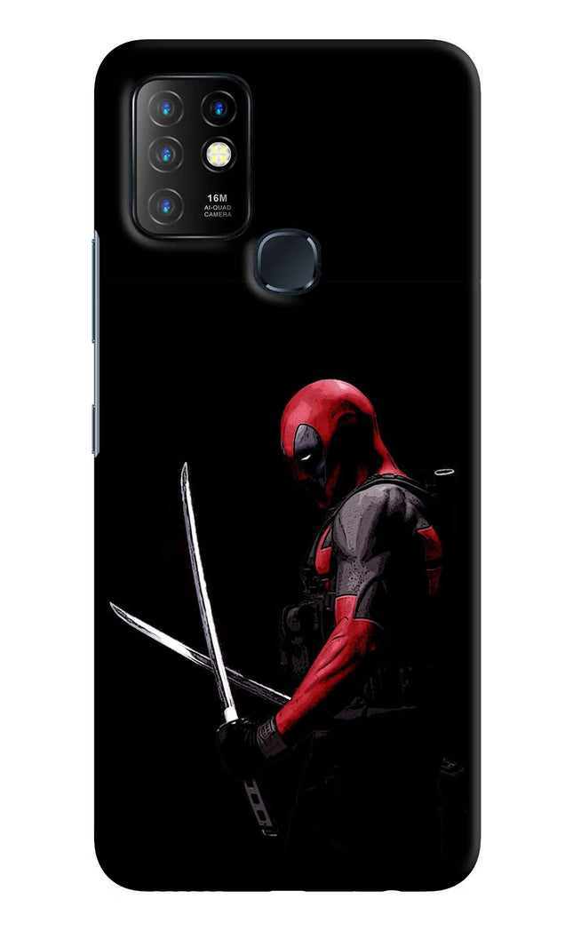 Deadpool Infinix Hot 10 Hard Case Back Cover by Casekaro