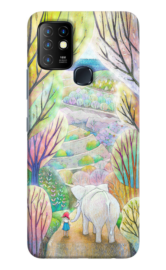 Nature Painting Infinix Hot 10 Hard Case Back Cover by Casekaro