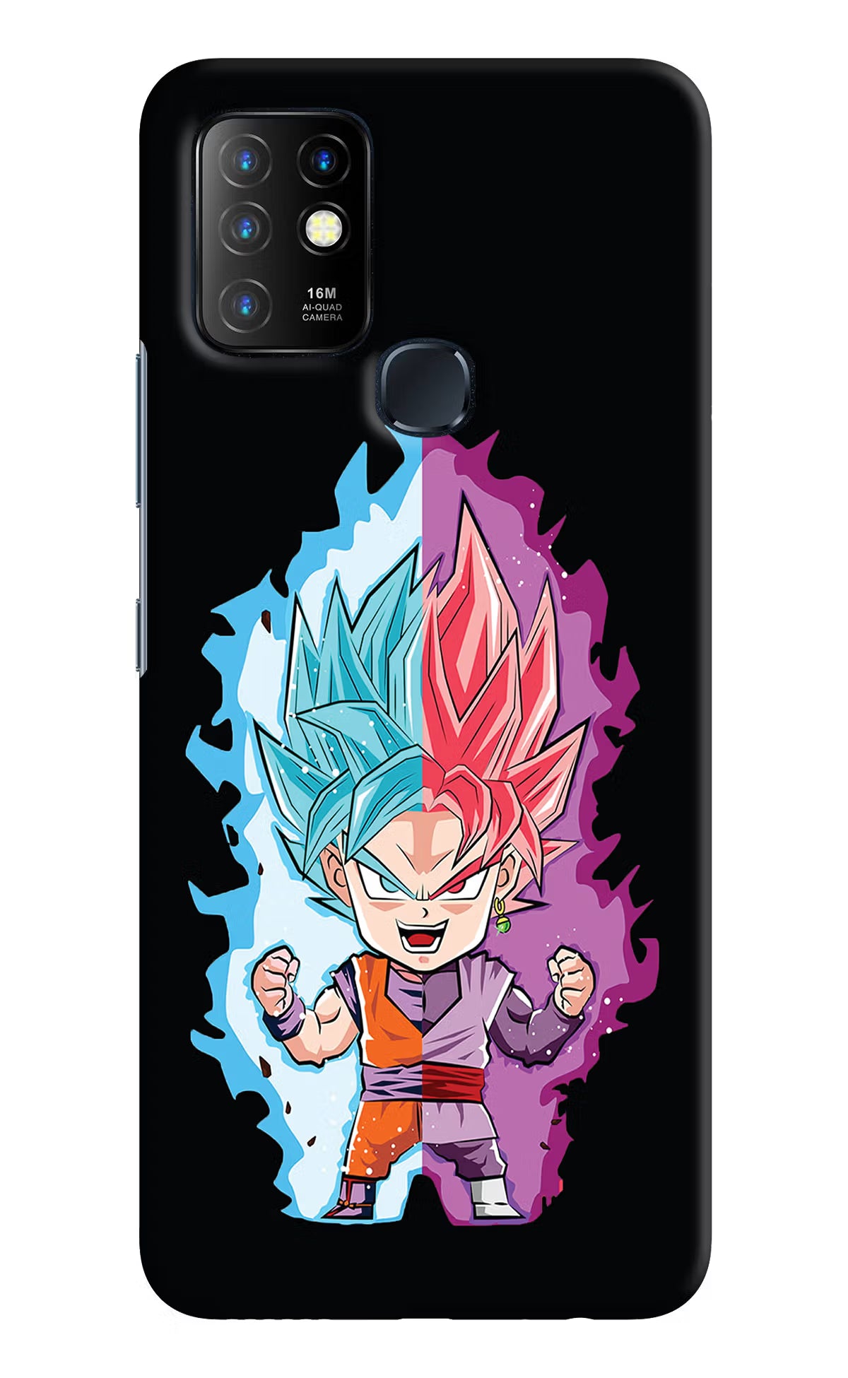 Chota Goku Infinix Hot 10 Hard Case Back Cover by Casekaro