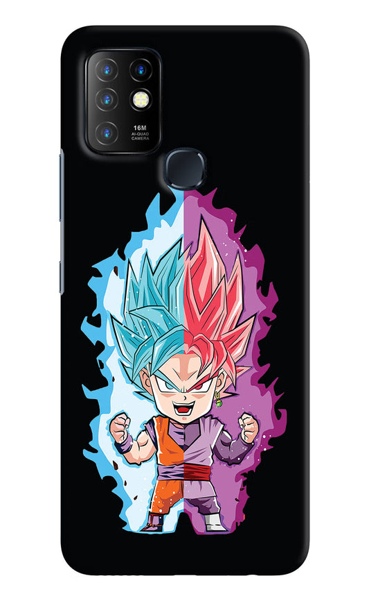 Chota Goku Infinix Hot 10 Hard Case Back Cover by Casekaro