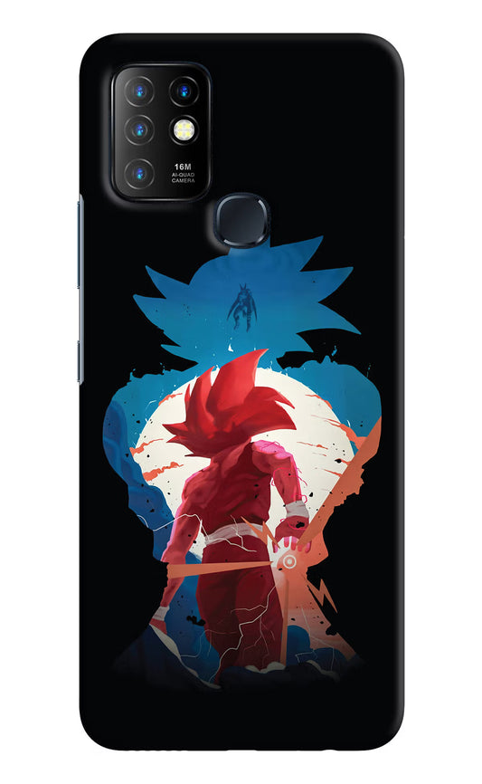 Goku Infinix Hot 10 Hard Case Back Cover by Casekaro