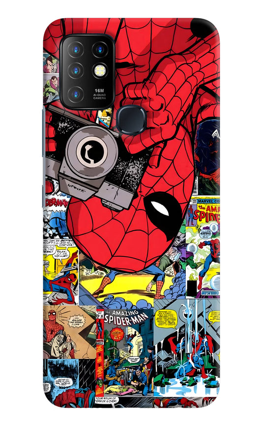 Spider Man Infinix Hot 10 Hard Case Back Cover by Casekaro
