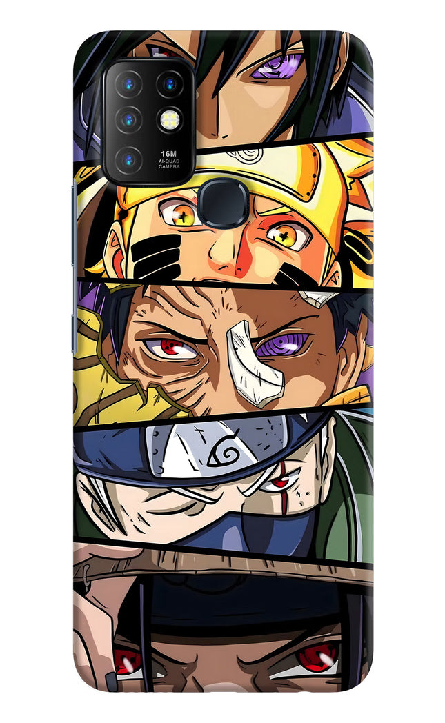 Naruto Character Infinix Hot 10 Hard Case Back Cover by Casekaro