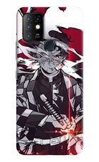 Demon Slayer Infinix Hot 10 Hard Case Back Cover by Casekaro