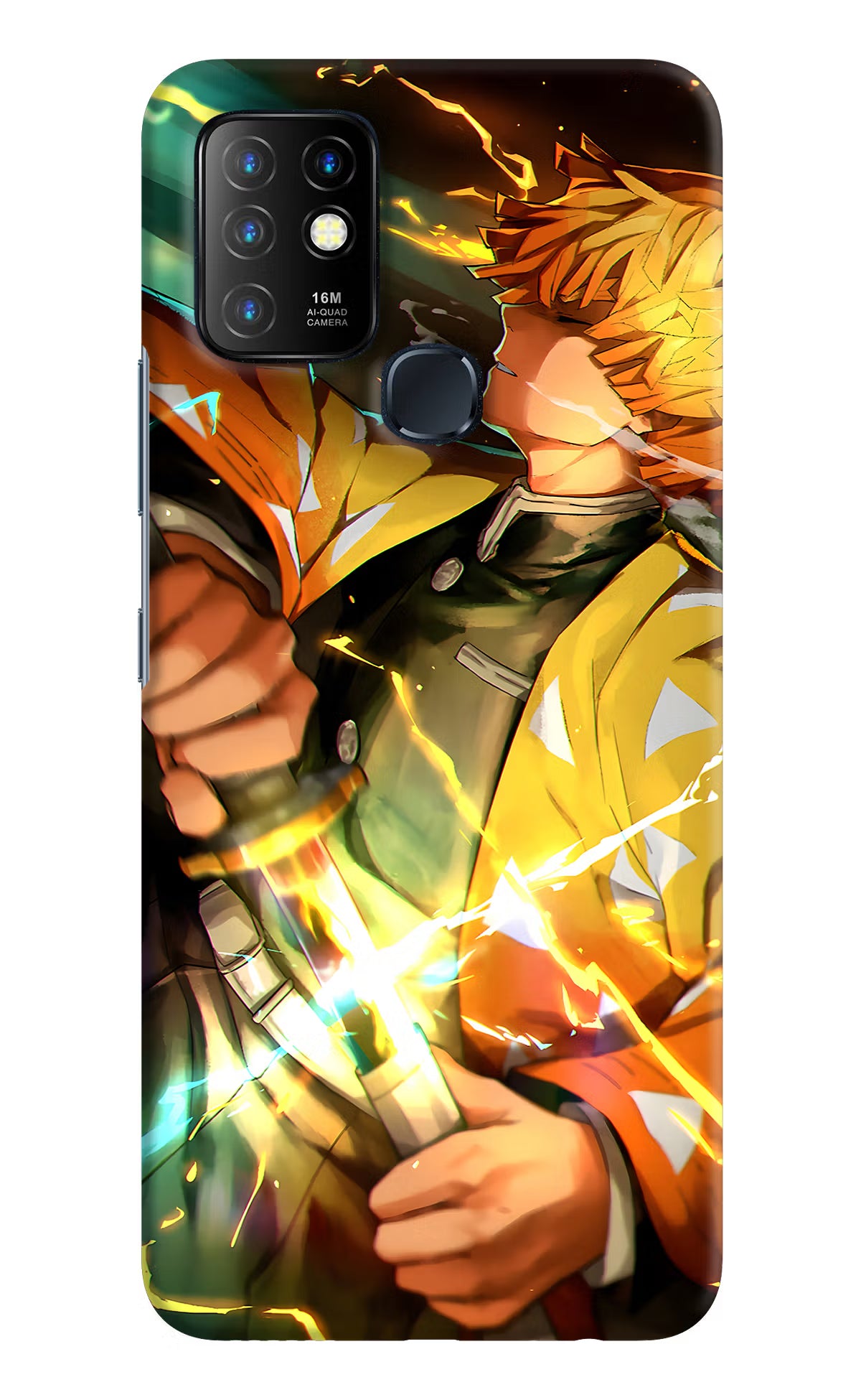 Demon Slayer Infinix Hot 10 Hard Case Back Cover by Casekaro