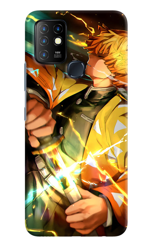 Demon Slayer Infinix Hot 10 Hard Case Back Cover by Casekaro
