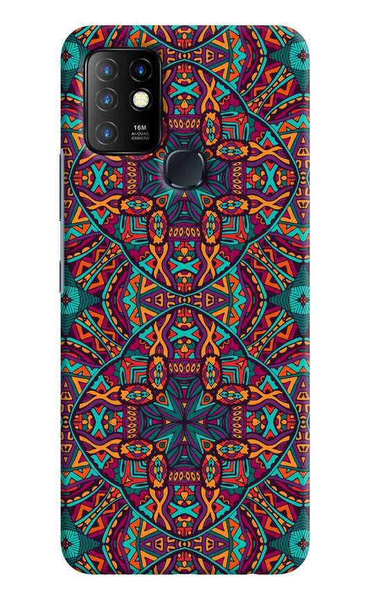 Colour Mandala Infinix Hot 10 Hard Case Back Cover by Casekaro
