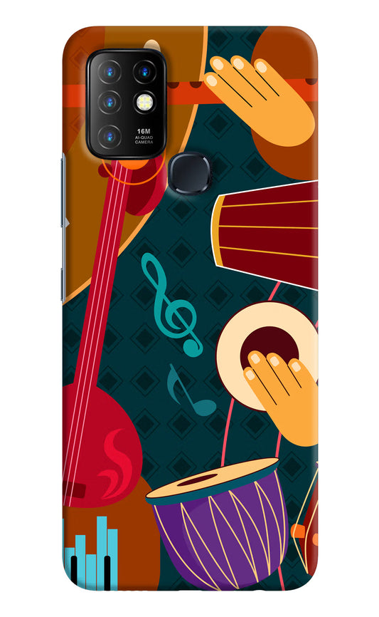 Music Instrument Infinix Hot 10 Hard Case Back Cover by Casekaro