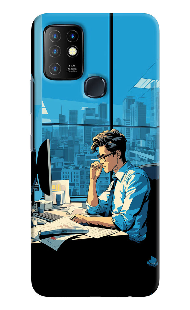 Focused Hustler (AI Generated) Infinix Hot 10 Hard Case Back Cover by Casekaro