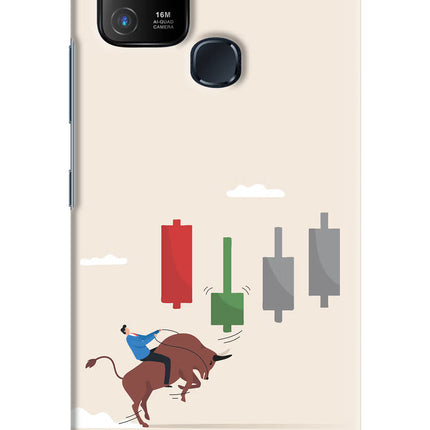 Bull Trading Momentum Infinix Hot 10 Hard Case Back Cover by Casekaro