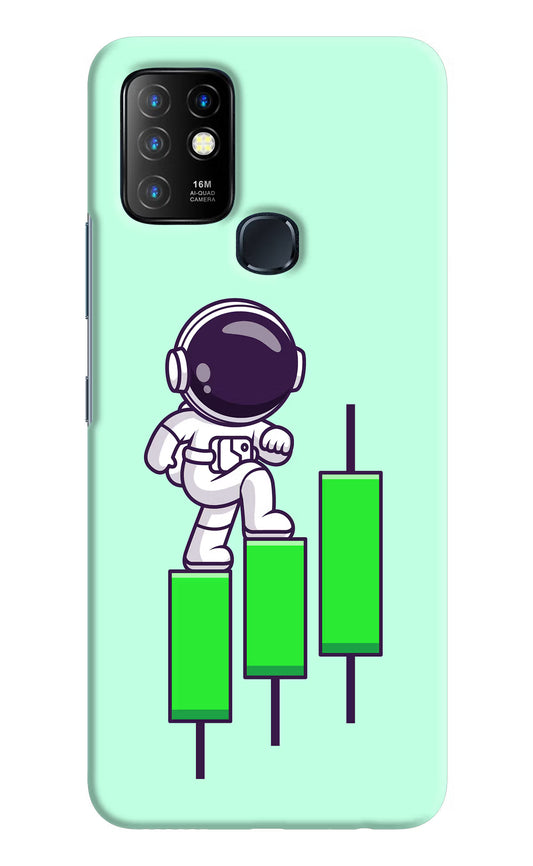 Astronaut Trader Infinix Hot 10 Hard Case Back Cover by Casekaro