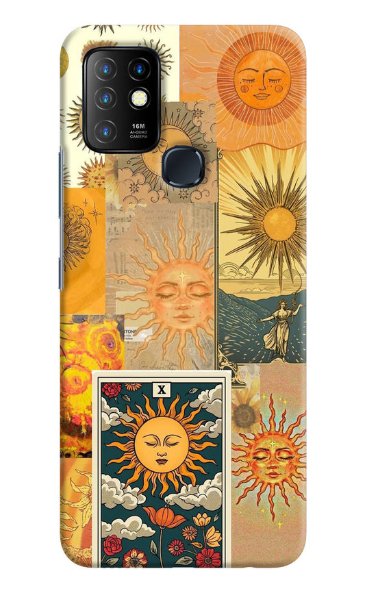 Sun Infinix Hot 10 Hard Case Back Cover by Casekaro