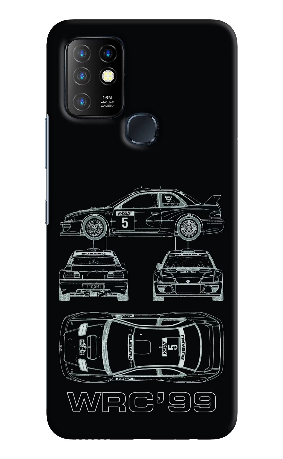 WRC'99 Infinix Hot 10 Hard Case Back Cover by Casekaro