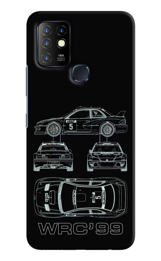 WRC'99 Infinix Hot 10 Hard Case Back Cover by Casekaro