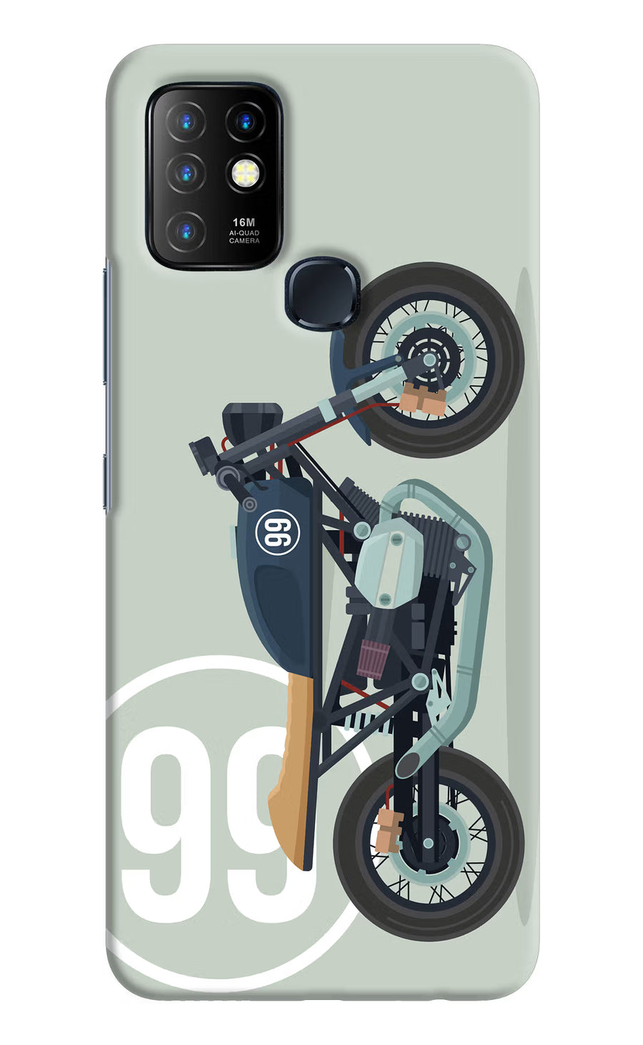 Classic Cafe Racer 99 Infinix Hot 10 Back Cover, Hard case