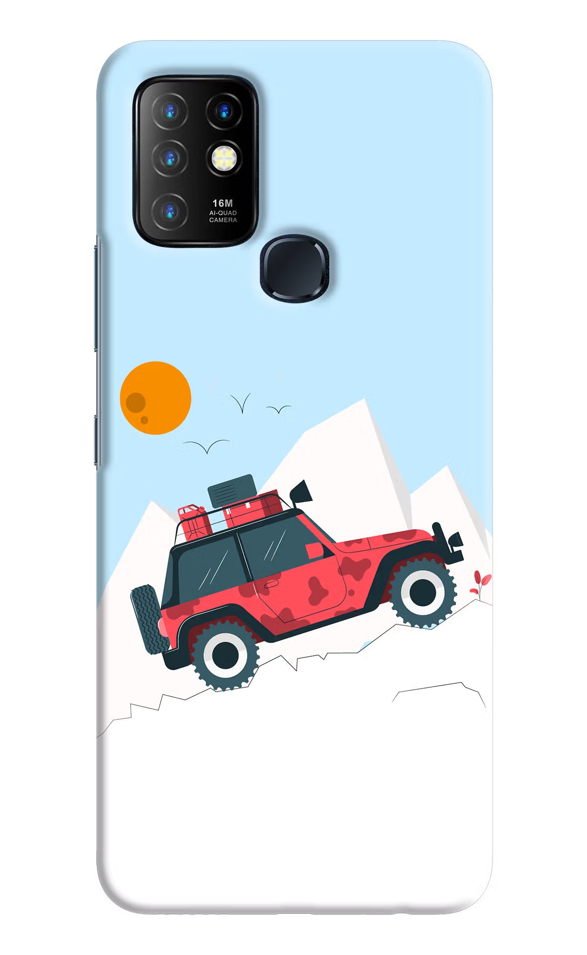 Mountain Trail Beast Infinix Hot 10 Hard Case Back Cover by Casekaro