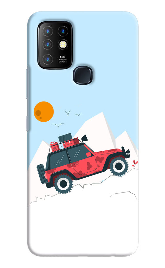 Mountain Trail Beast Infinix Hot 10 Hard Case Back Cover by Casekaro