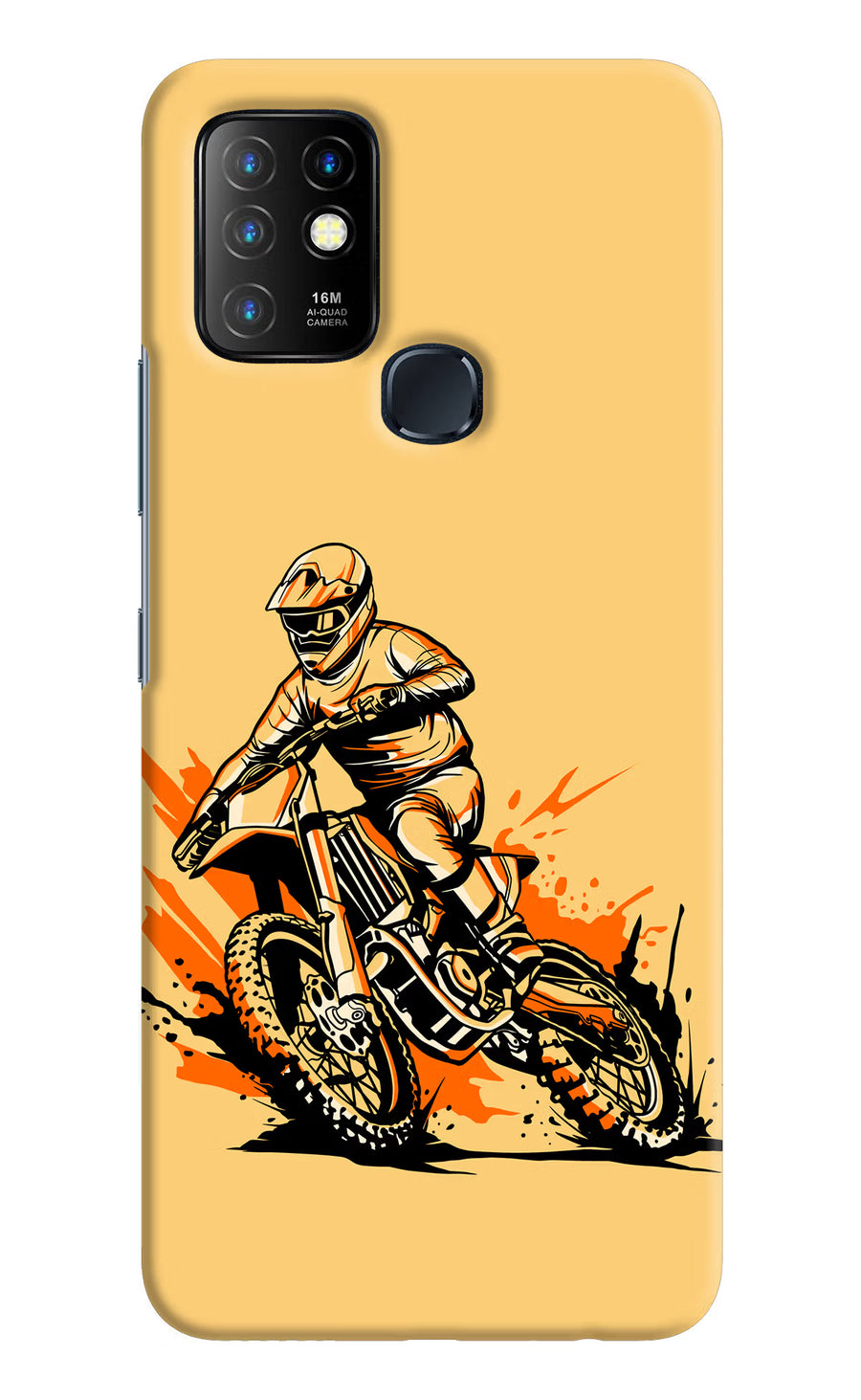 Off-Road Fury Infinix Hot 10 Back Cover, Hard case