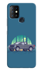 Retro Garage Vibe Infinix Hot 10 Hard Case Back Cover by Casekaro