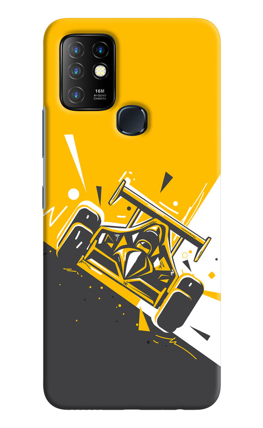 Track King Infinix Hot 10 Hard Case Back Cover by Casekaro