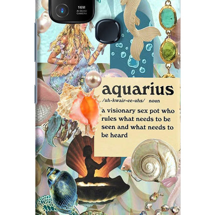 Aquarius Zodiac Infinix Hot 10 Hard Case Back Cover by Casekaro