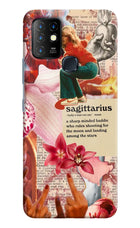 Sagittarius Zodiac Infinix Hot 10 Hard Case Back Cover by Casekaro