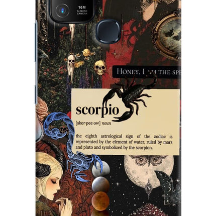 Scorpio Zodiac Infinix Hot 10 Hard Case Back Cover by Casekaro