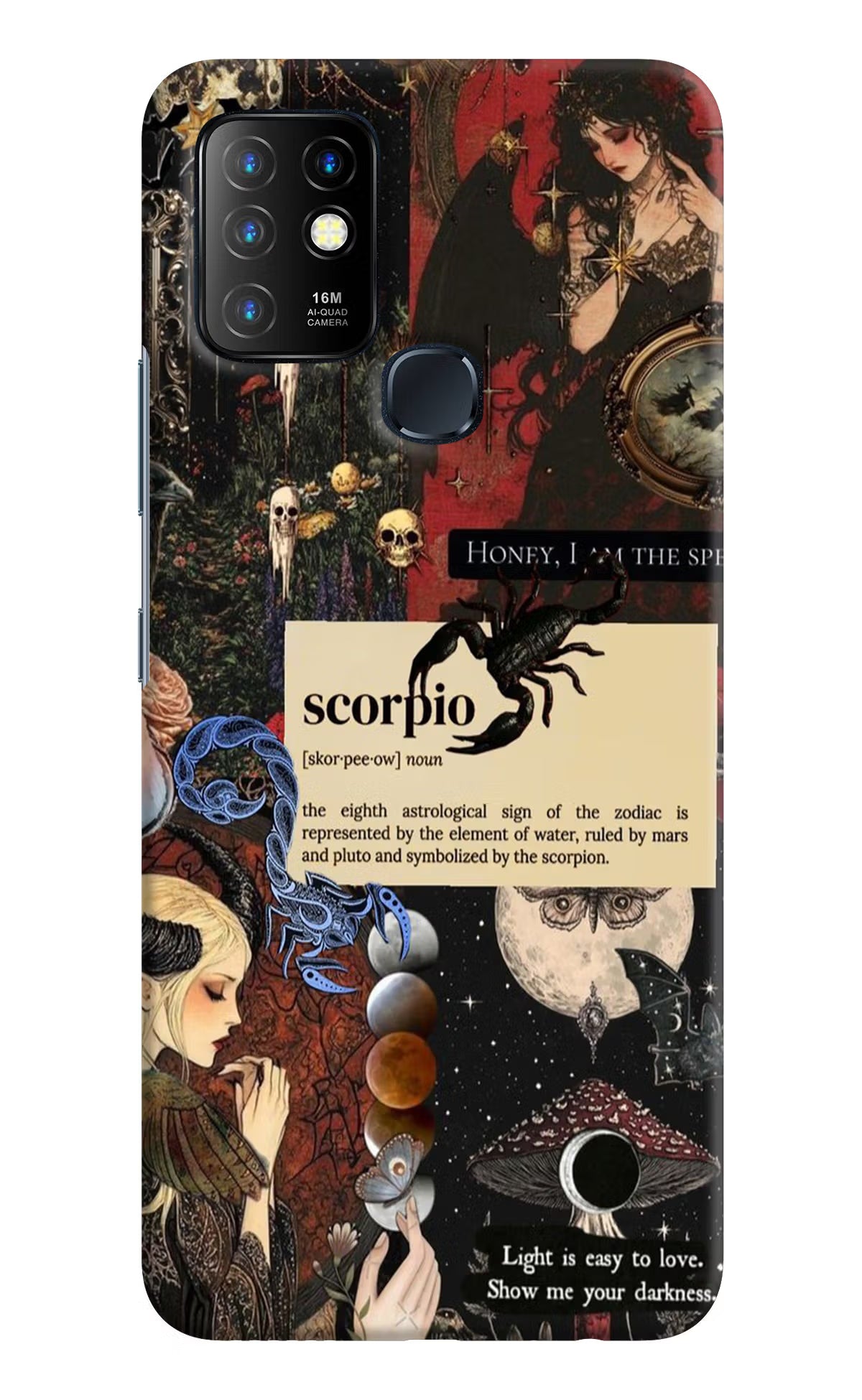 Scorpio Zodiac Infinix Hot 10 Hard Case Back Cover by Casekaro