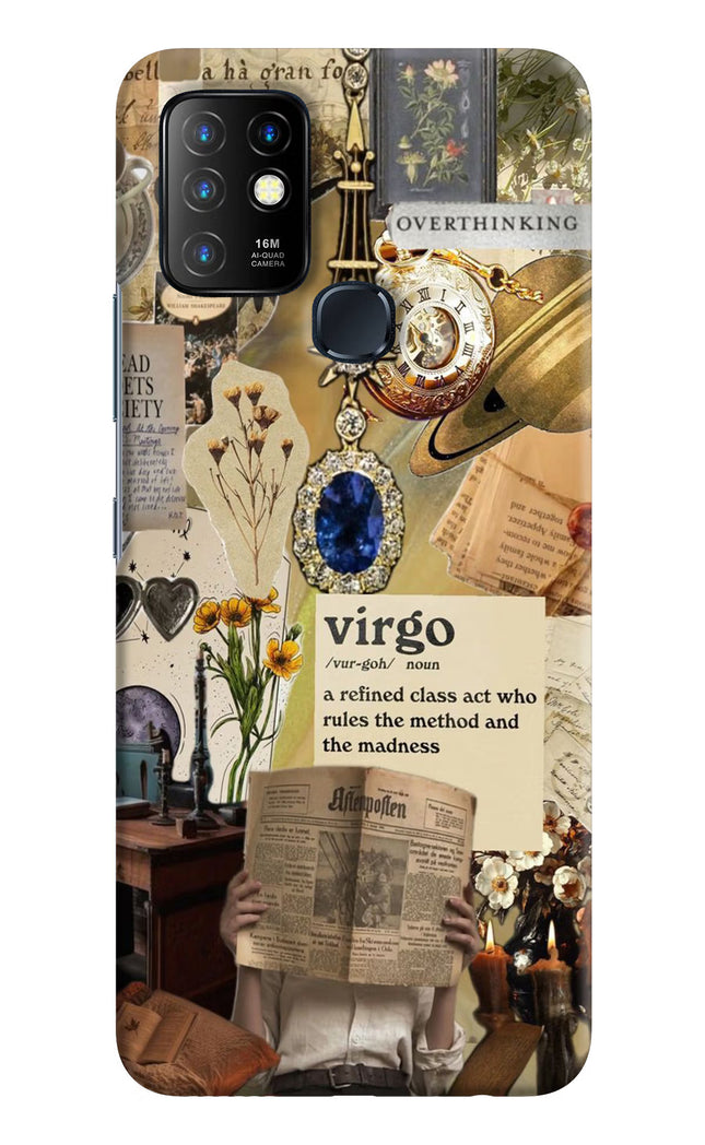 Virgo Zodiac Infinix Hot 10 Hard Case Back Cover by Casekaro