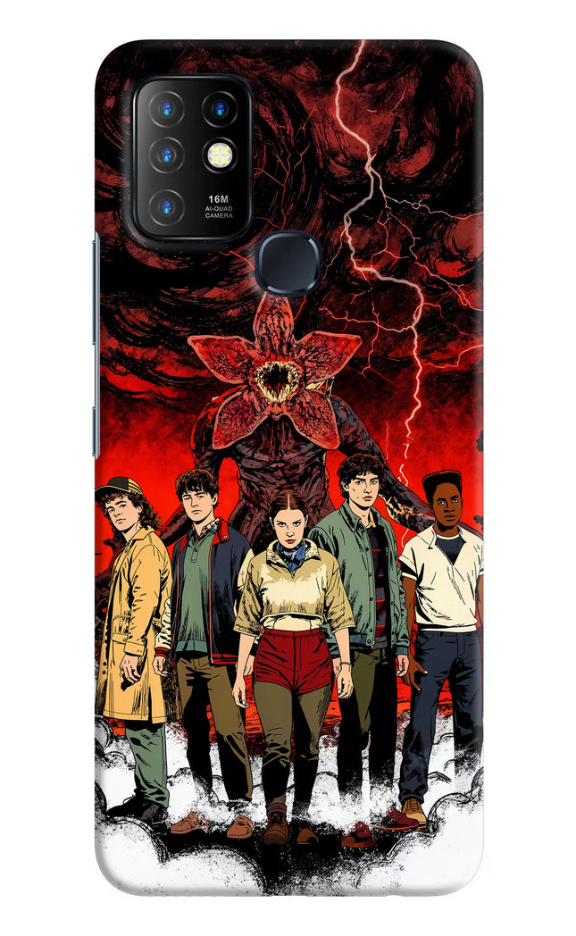 Ordinary Things Characters Infinix Hot 10 Hard Case Back Cover by Casekaro