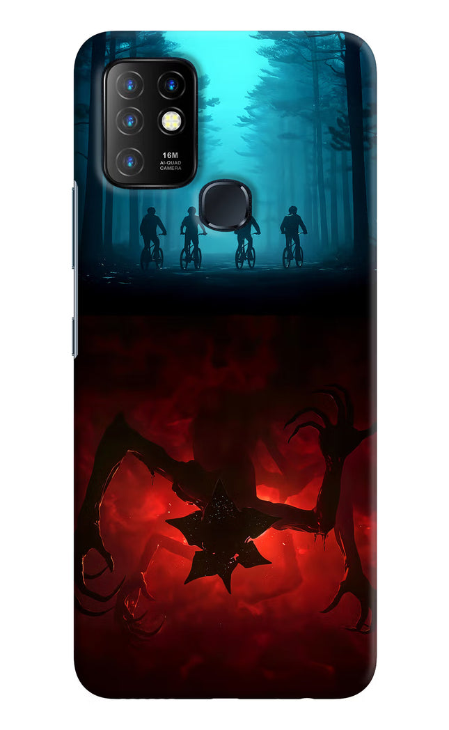 Ordinary Things Downside Up Infinix Hot 10 Hard Case Back Cover by Casekaro