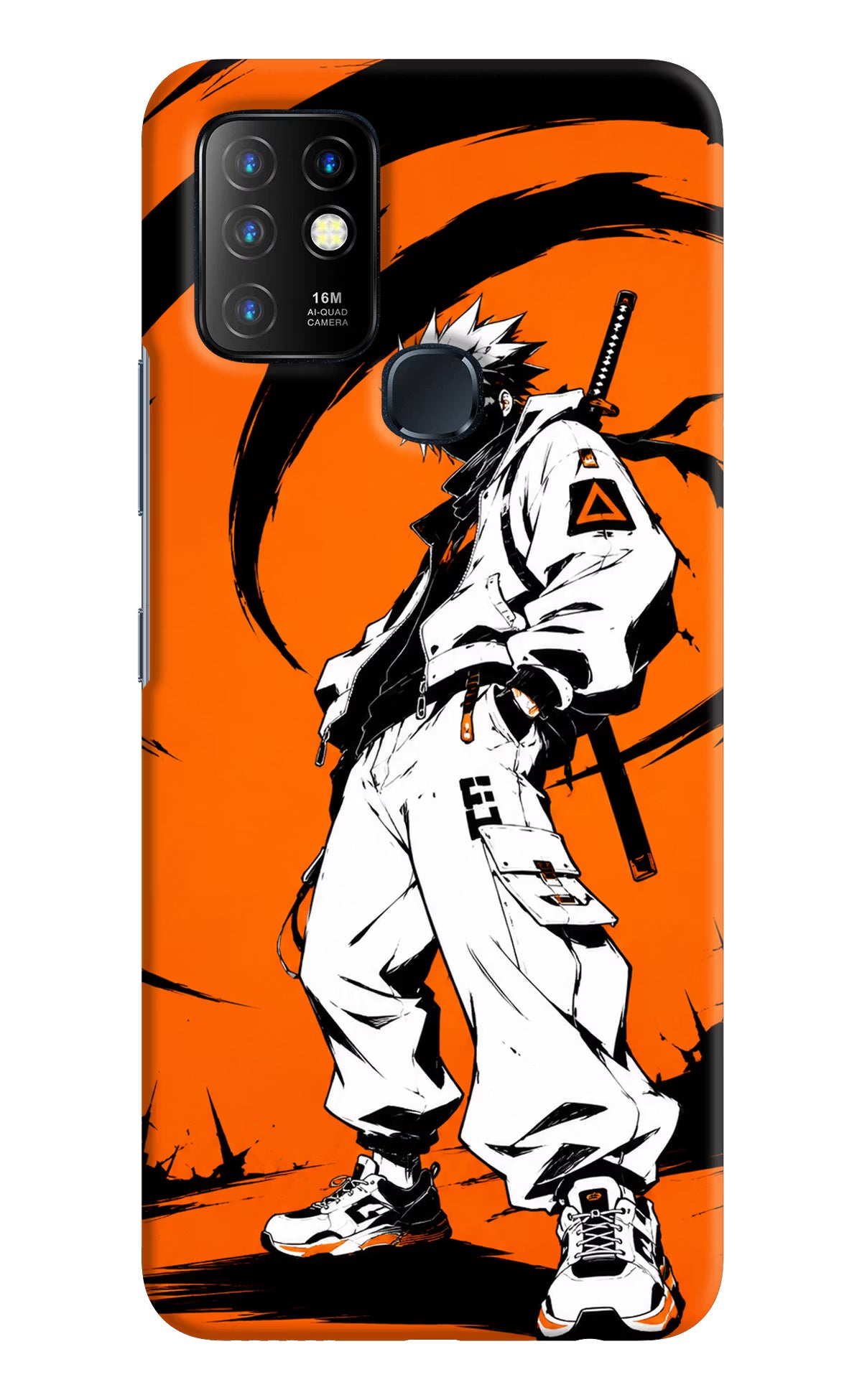 Street Samurai  Infinix Hot 10 Hard Case Back Cover by Casekaro