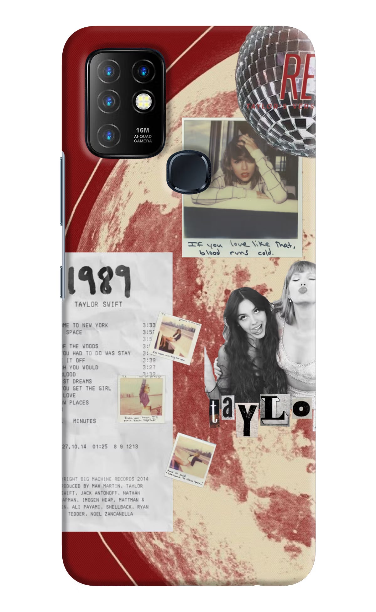 Taylor Swift Infinix Hot 10 Back Cover