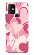 Hearty case Infinix Hot 10 Hard Case Back Cover by Casekaro