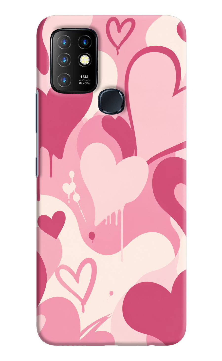 Hearty case Infinix Hot 10 Back Cover, Hard case