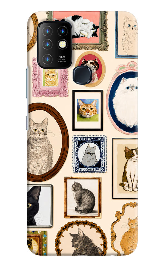 Mirror Cats Infinix Hot 10 Hard Case Back Cover by Casekaro