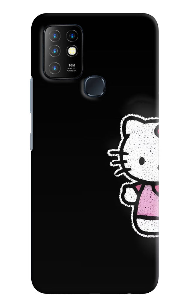 Kitty Charm Infinix Hot 10 Hard Case Back Cover by Casekaro