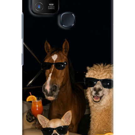 Party Squad Infinix Hot 10 Hard Case Back Cover by Casekaro