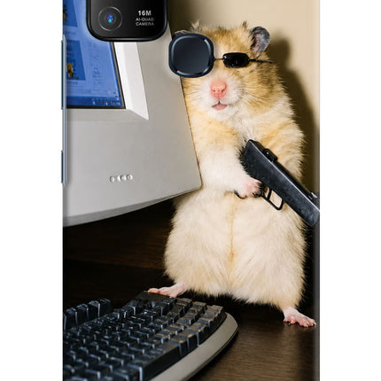Hacker Hamster Infinix Hot 10 Hard Case Back Cover by Casekaro