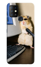 Hacker Hamster Infinix Hot 10 Hard Case Back Cover by Casekaro