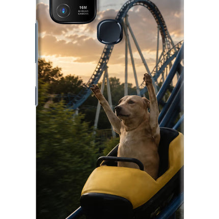 Rollercoaster Dog Infinix Hot 10 Hard Case Back Cover by Casekaro