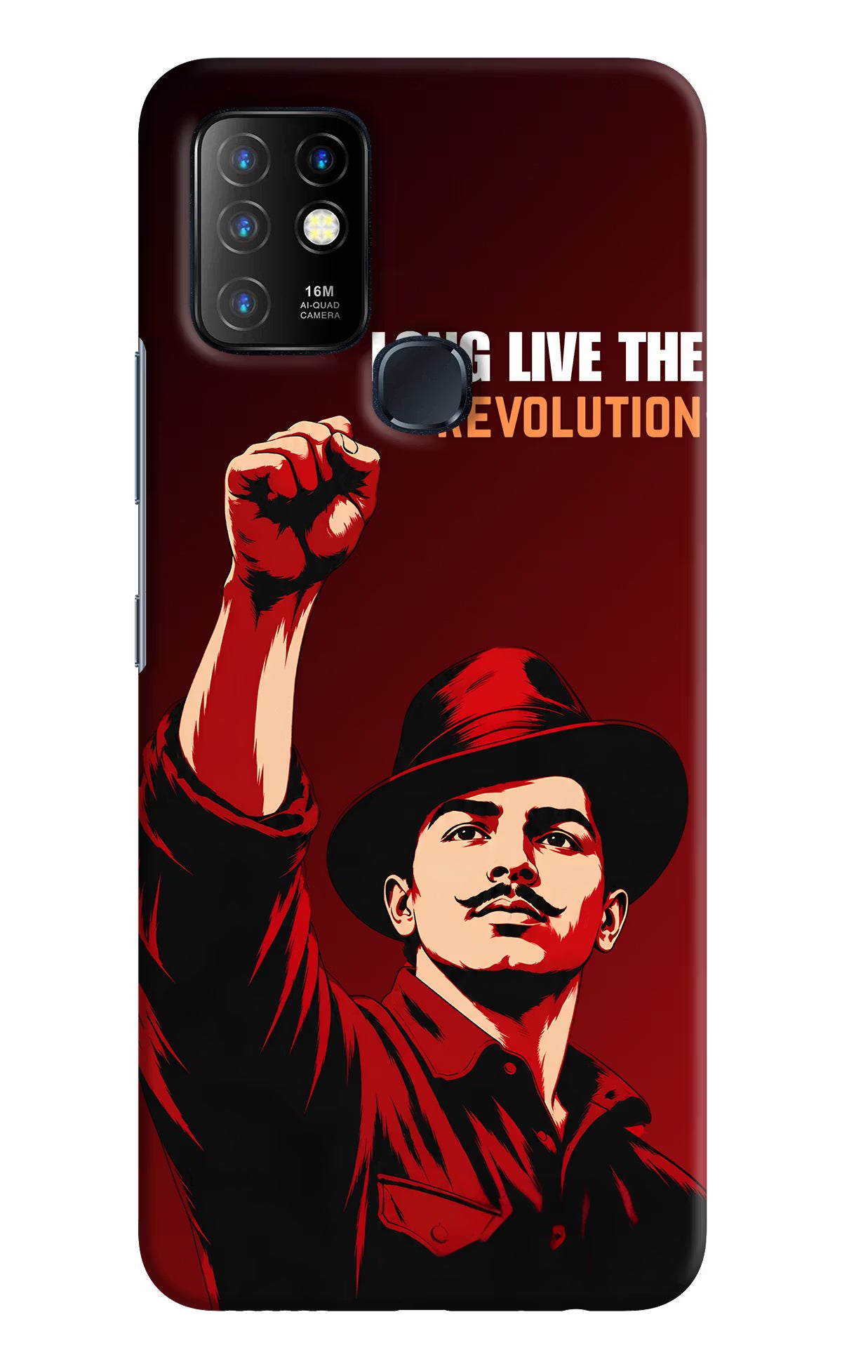 Bhagat Singh Revolution Infinix Hot 10 Back Cover