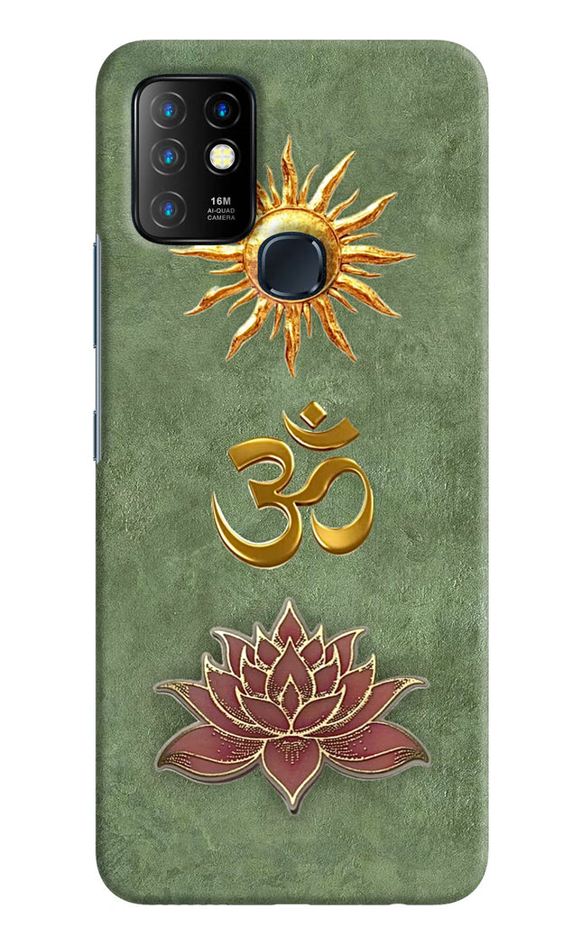 Om & Lotus Infinix Hot 10 Back Cover