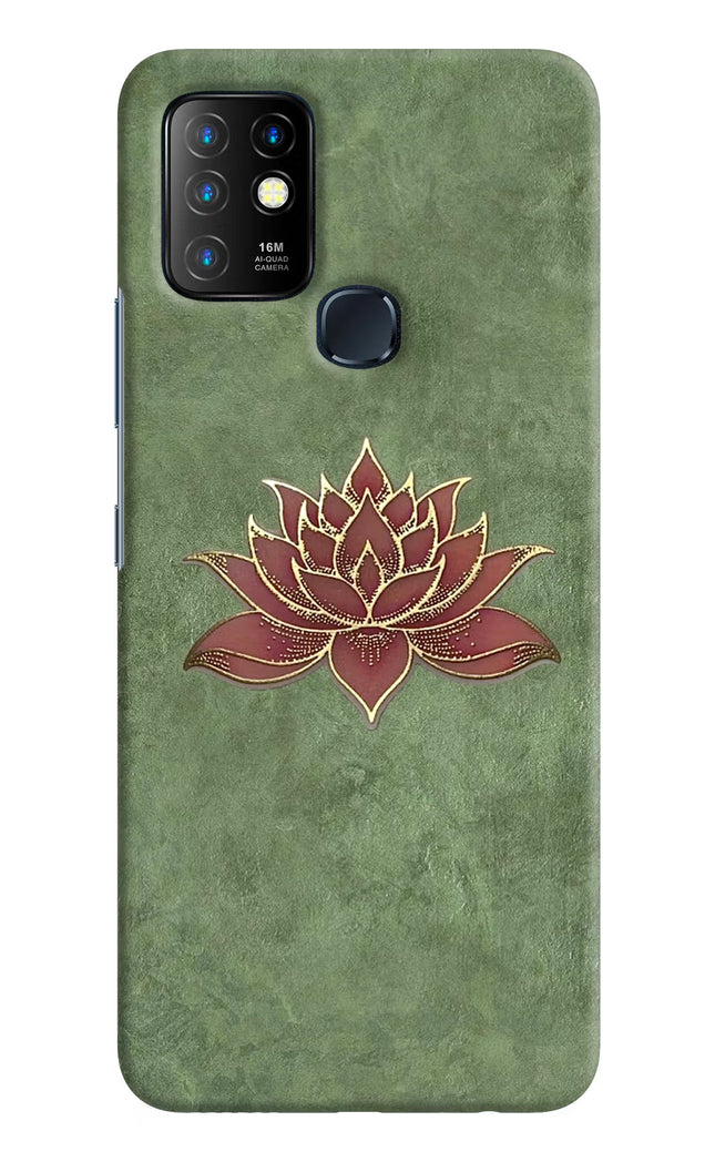 Lotus Grace Infinix Hot 10 Hard Case Back Cover by Casekaro