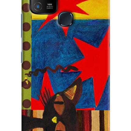 Pop Cat Infinix Hot 10 Hard Case Back Cover by Casekaro
