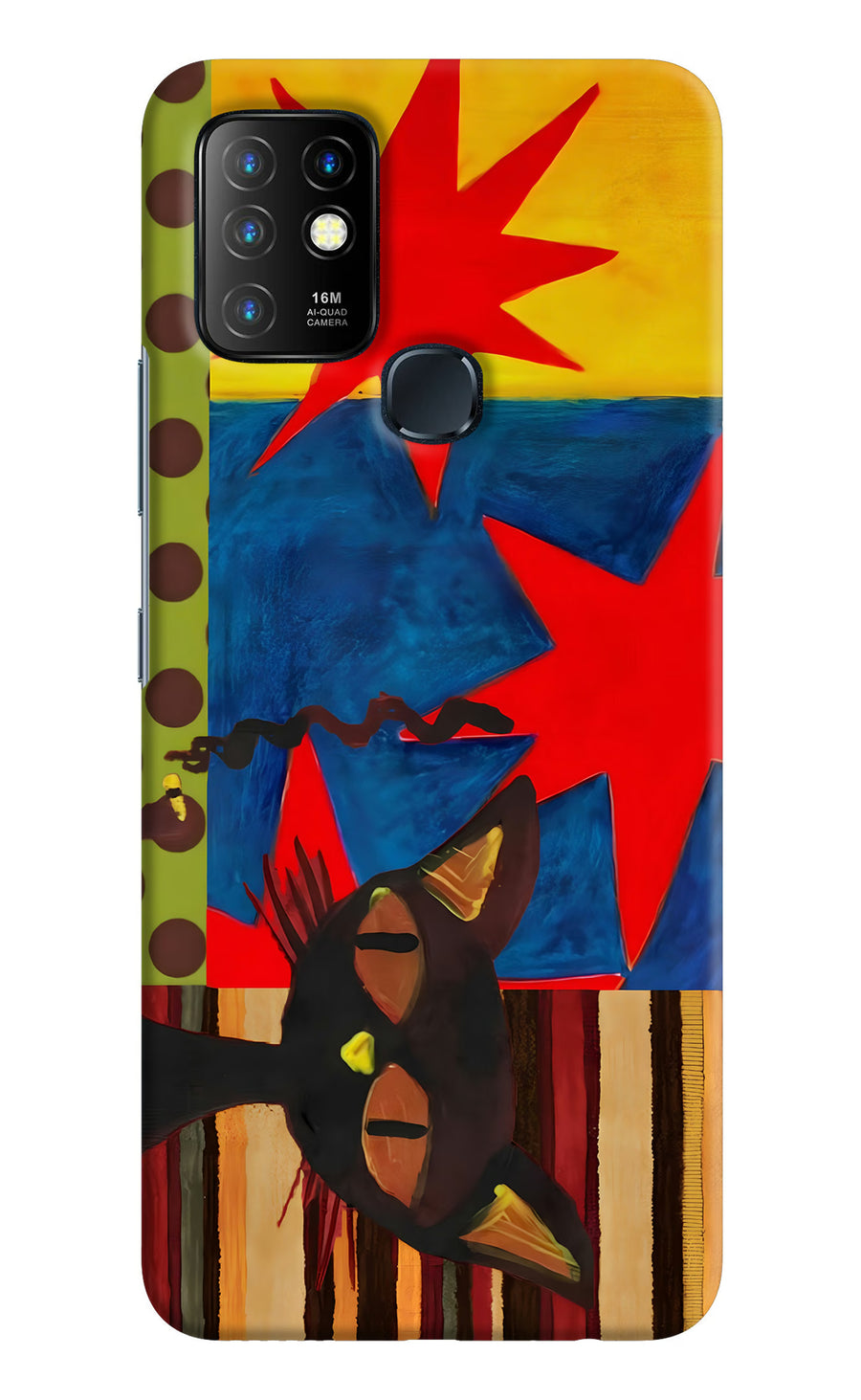 Pop Cat Infinix Hot 10 Back Cover, Hard case
