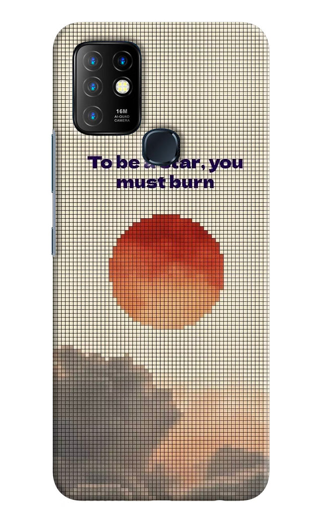 Pixel Sun Infinix Hot 10 Hard Case Back Cover by Casekaro