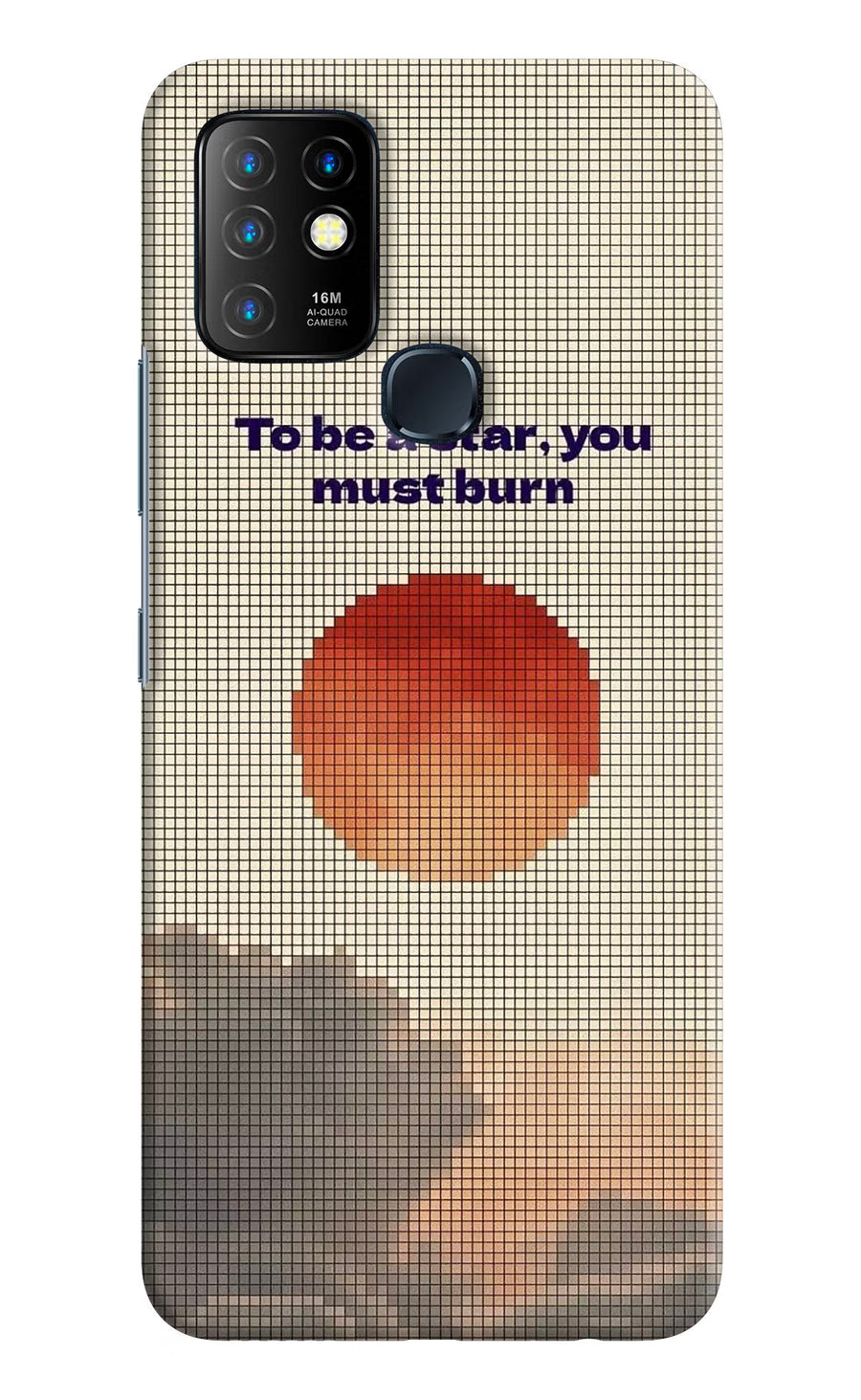 Pixel Sun Infinix Hot 10 Back Cover, Hard case
